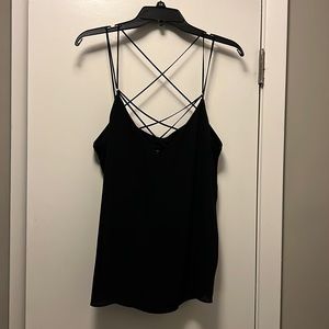 Black Strappy Express Tank (L)